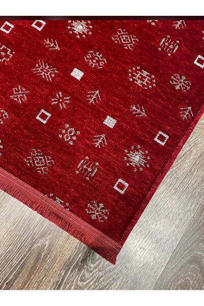 PeriDekor Afgan Türkmen Desenli Kilim Salon Halısı Yolluk Dokuma Yıkanabilir