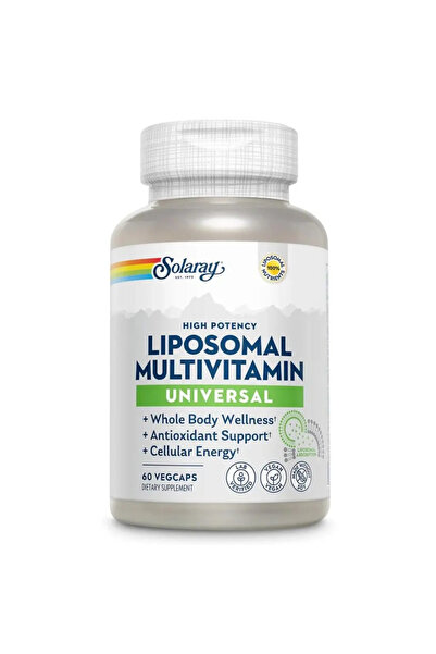 Solaray كبسولات فيتامينات متعددة نباتية عالمية بتقنية الليبوزومات، عبوة من 60...