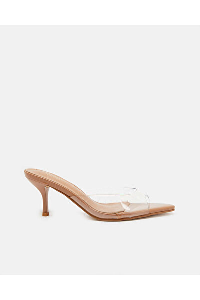 REDTAG Women White Vinyl Heel Mule