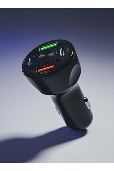 Generic شاحن سيارة سريع 65 واط 3.0 مع منفذ USB من النوع C