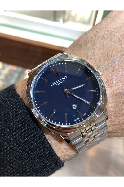 Lee Cooper Steel Calendar Waterproof Men's Wristwatch