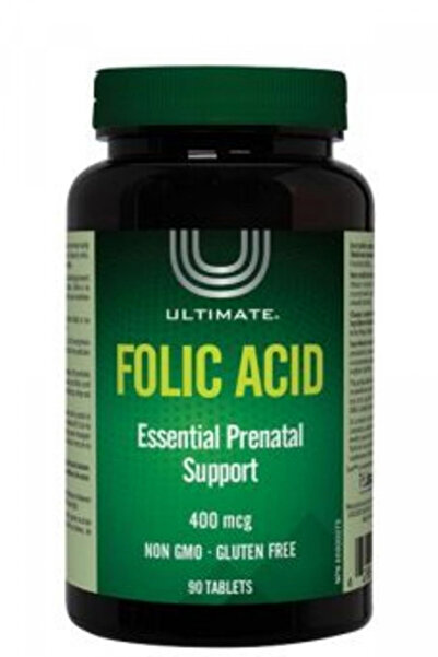 ULTIMATE Folic Acid 400Mcg , 90 Tablets