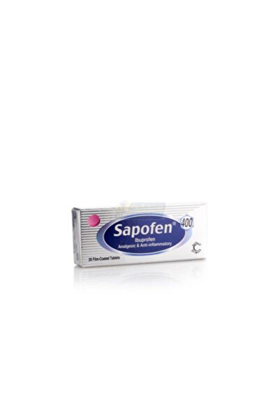 SAPOFEN Tablets Used for Pain Relief, 400Mg, 1 Box