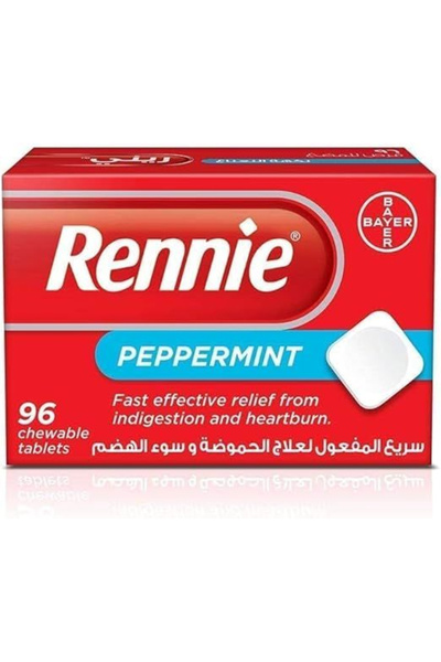 RENNIE for Tablets Used for Relief, 96 Tablets