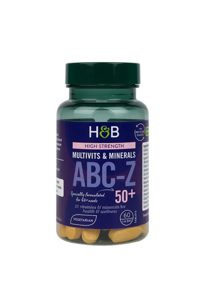 Holland & Barrett ABC - Z 50+ Multivitamin Tablets, Pack of 60's