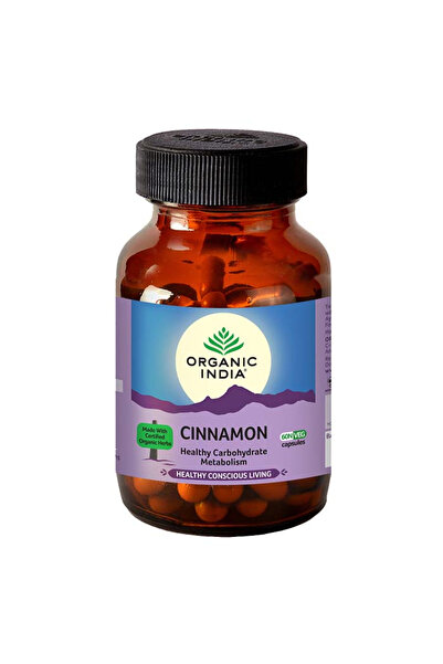 Organic India كبسولة القرفة من التسعينيات