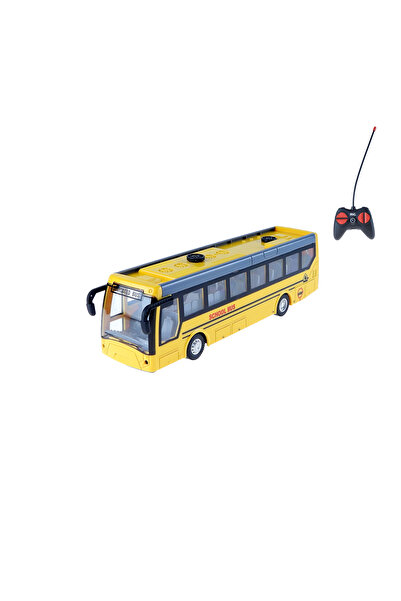 Erzi Oyuncak Otobüs Uzaktan Kumandalı Işıklı Şarjlı Otobüs 20 Cm