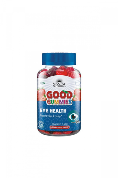Sunshine Nutrition Good Gummies Eye Health - Strawberry Flavor, 60