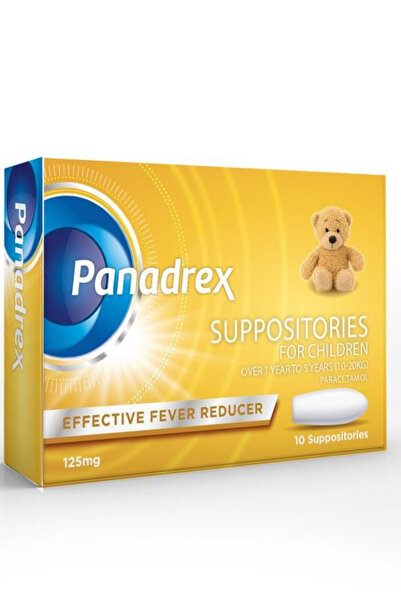 PANADREX Suppositories, 10 Pieces, 125 Mg