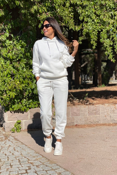 OKULCUBABA SET DE PENEȚI DE DAMĂ CU 3 FIRME, TIP JOGGER, CU DUBLURI