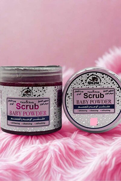 Ala Tar بودرة مقشرة للأطفال للعناية بالوجه والجسم، 521 مل