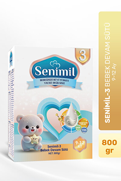 SENİMİL Senimil-3 Bebek Devam Sütü 800 Gr (9-12 AY)