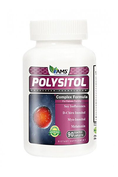 AMS كبسولات بوليسيتول تعزز صحة التمثيل الغذائي والتوازن الهرموني، 90 كبسولة