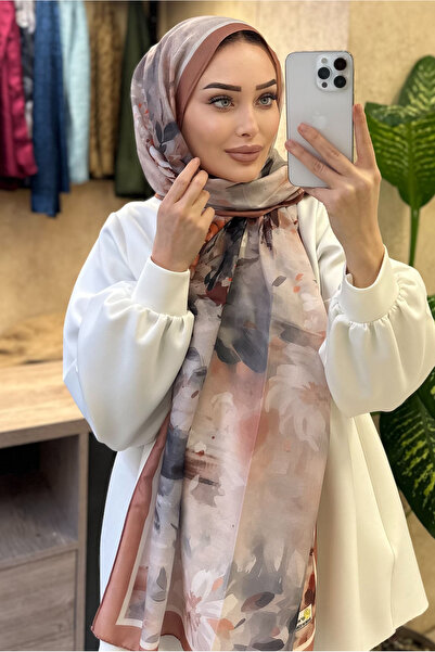 CUOCA LOUNGE Pastel Çiçek Desenli Soft Pamuk Şal