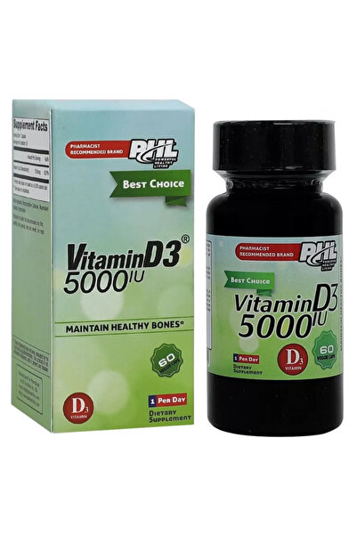 phl فيتامين د ٥٠٠٠ وحدة دولية ٦٠ كبسولة