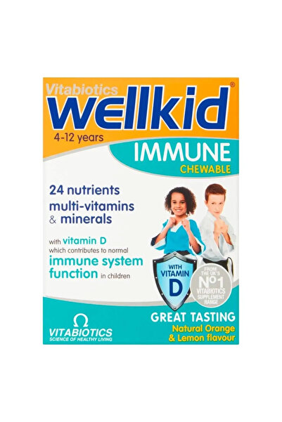 Vitabiotics Wellkid Immune Chewable Tablets 30's