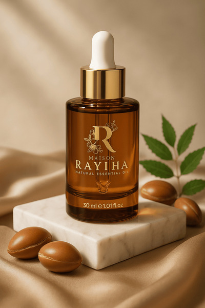 Maison Rayiha Argan Oil 30 Grams 100% Pure Natural Organic Cold Pressed Certified Argan Oil