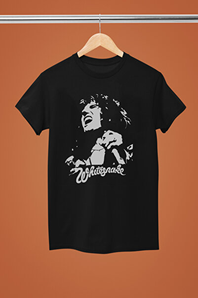 MAGORS WHITE SNAKE THE ROCK BAND IMPRIMAT BUMBAC Mâneci scurte REGULAR FIT RO...