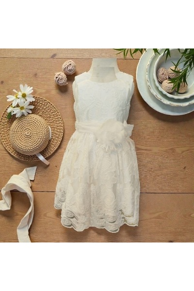 Abel & Lula Φόρεμα Abel&lula για κορίτσια με γκρι χρώμα 5036