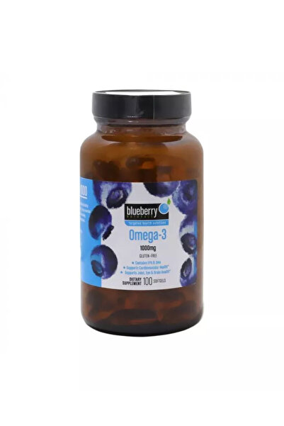 BLUBERRY NATURALS B4591 أوميجا 3، 1000 مجم كبسولة هلامية، 100 كبسولة