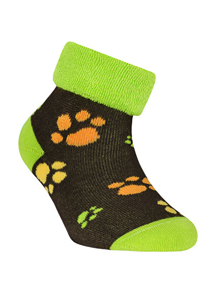 Conte Elegant Children's short fleece cotton socks, Sof-Tiki 244 - Choco, 18-...