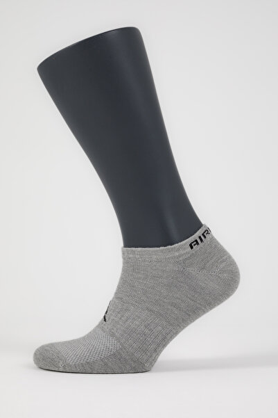 Airlife Sportswear Men's Booties Boy Socks Set of 3 Gray