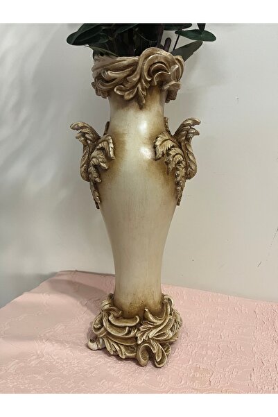 Ariestasarım POLYESTER APLİKLİ VAZO(Aksasuarlar dahil değildir )