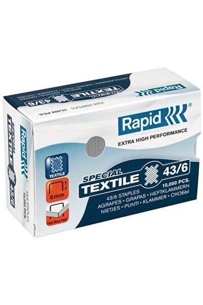 Rapid Textile Staples G K1 10000 pieces/box 43/6
