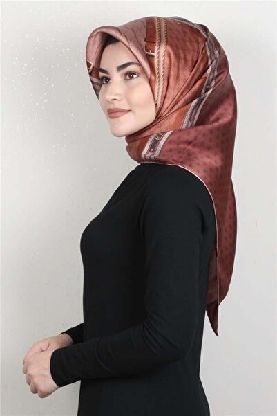 Armine Eșarfă de mătase Nostalgia - 8519-86 Twill de coajă de ceapă