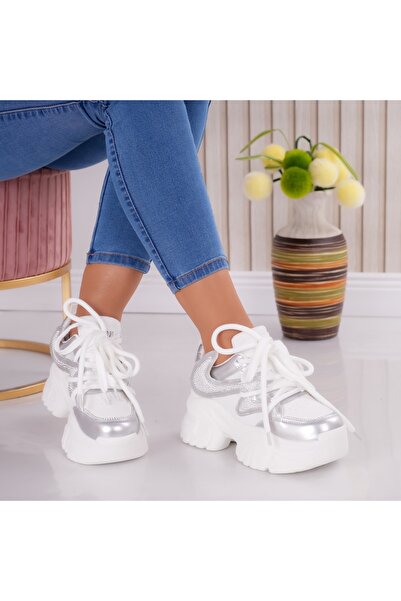 Botinelli Albi Women's Platform Sneakers in Nisya Ecological Leather, Size 37