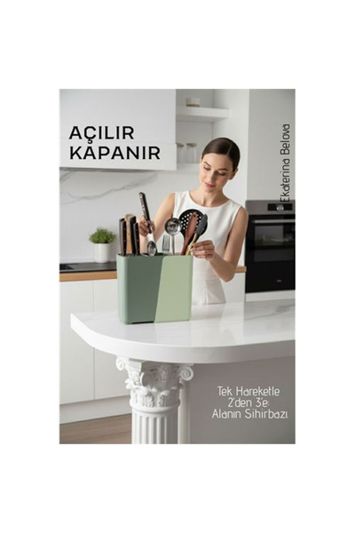 toyigoo Organizator inteligent pentru cuțite și tacâmuri - Suport reglabil pe...