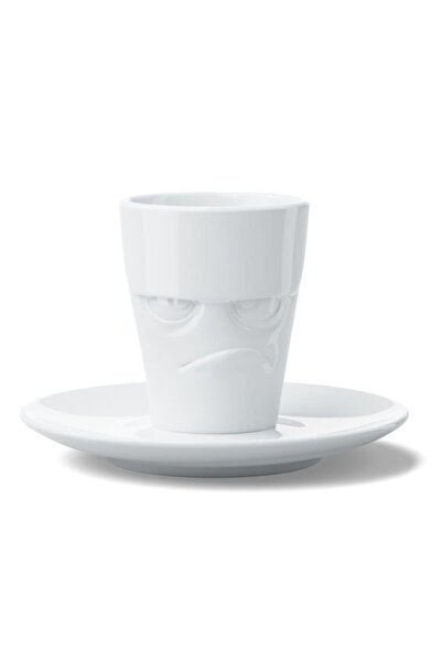 TASSEN Grumpy- beyaz kahve fincanı, 80 ML