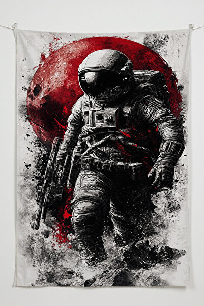 RUGRUMBA Gamer Wall Cloth, Playstation Xbox – Space Themed, High-Quality Fabric, Tapestry Wall Carpet