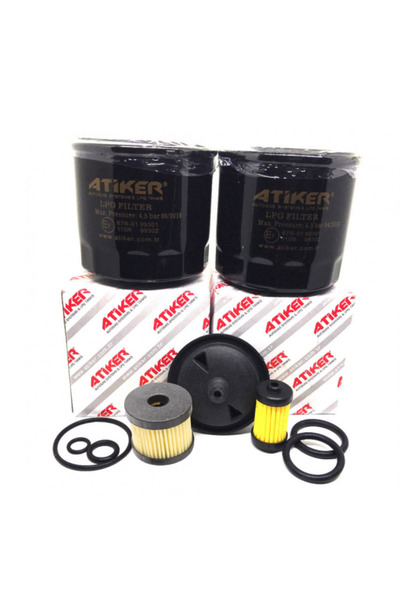 ATİKER Alt Filtre Dörtlü Set