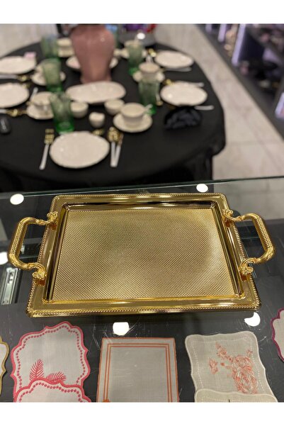 Lucian Design DALGIÇ TEPSİ GOLD OVAL KÜÇÜK