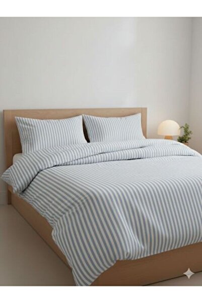 Marlenka Home Tex Cotton Striped Satin Double Bedding Set