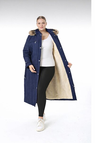 TUTveAL Collection Jachetă impermeabilă, haină de mărime mare, matlasată, cu ...