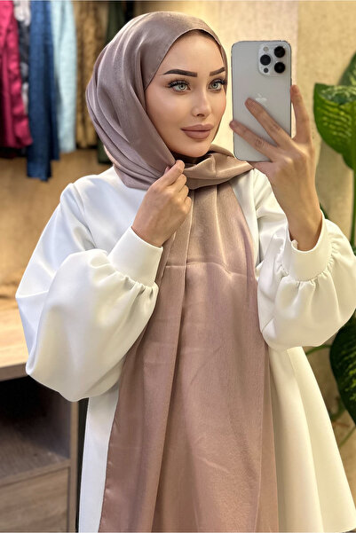 CUOCA LOUNGE Janjan Saten Dokulu Abiye Şifon Şal