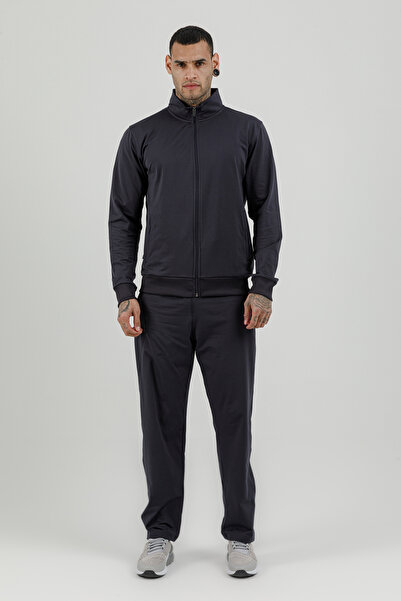 Airlife Sportswear Full Length Zippered Men's Mock Neck Piece Tracksuit Set N...