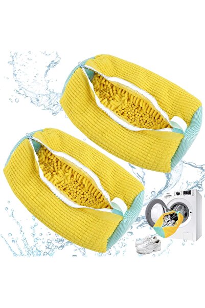 HPYTECH 👟 Shoe, Toy Washing Bag for Washing Machine 🧺 Zippered Shoe Net (2 ...