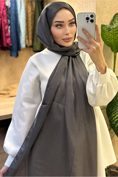 CUOCA LOUNGE Janjan Saten Dokulu Abiye Şifon Şal