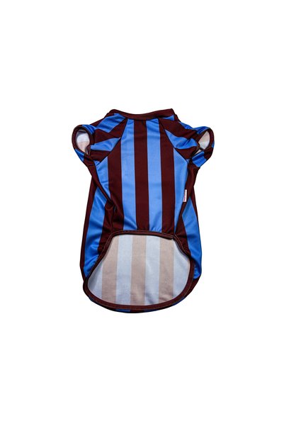 Yumuşak Tüylü Patiler Cat-Dog Fan Jersey Burgundy Blue - Large Breed