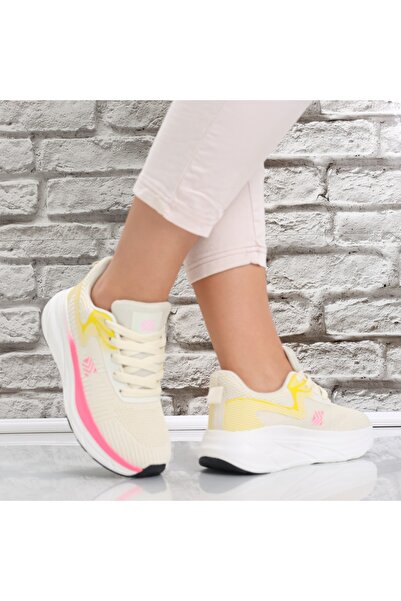 Botinelli Women's Beige Sneakers from Tarmol Textile, 40