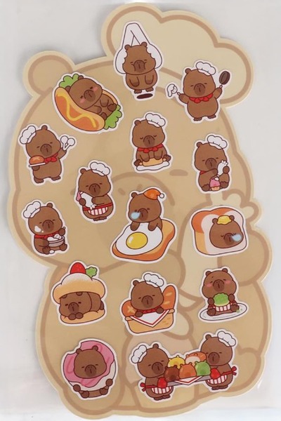 Miniso Pişirme Serisi Stickerlar (Mimibara)