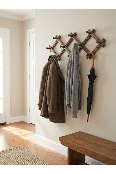 HomeBasics Akardiyon Askılık Ayarlanabilir Kullanışlı Giysi Organizeri