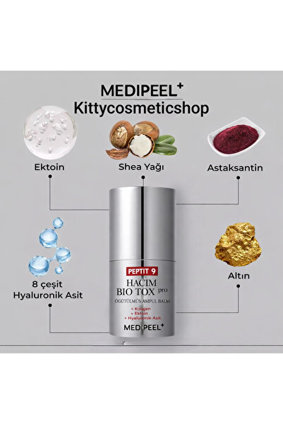 Medipeel Peptide 9 Volume Bio Tox Grinding Lip and Face Ampoule Balm, 14 g
