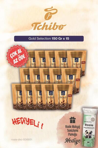 Tchibo 150 Gr Gold Selection 15'li Çok Al Az Öde Çözünebilir Kahve ve Pamuk