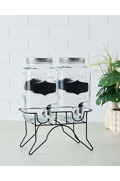 REDTAG Clear Beverage Dispenser With Stand (3 Piece)