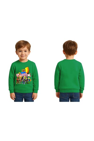 SEDİRLİ Unisex roblox cu imprimeu Copii Swae tricou 3 fire cu borduri