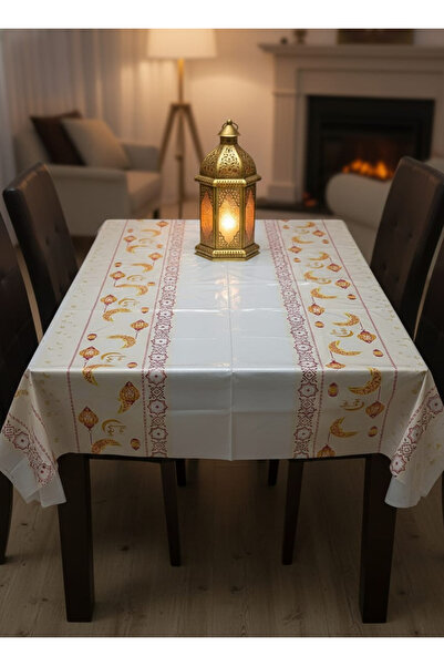 co arma طقم من 3 طاولات سفر رمضانية مقاومة للماء للاستخدام مرة واحدة، متعددة الألوان، 120*100 سم